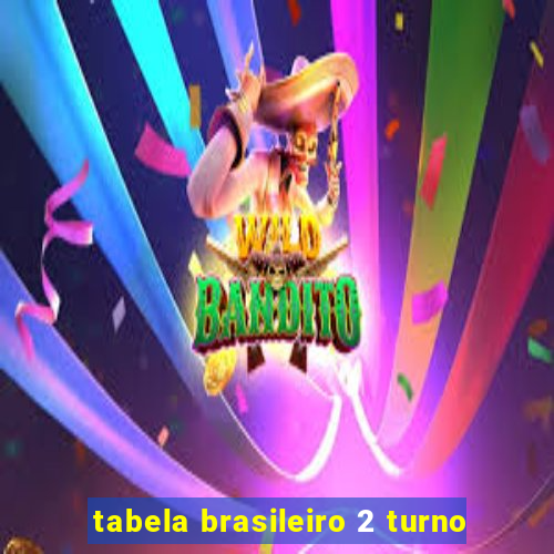 tabela brasileiro 2 turno